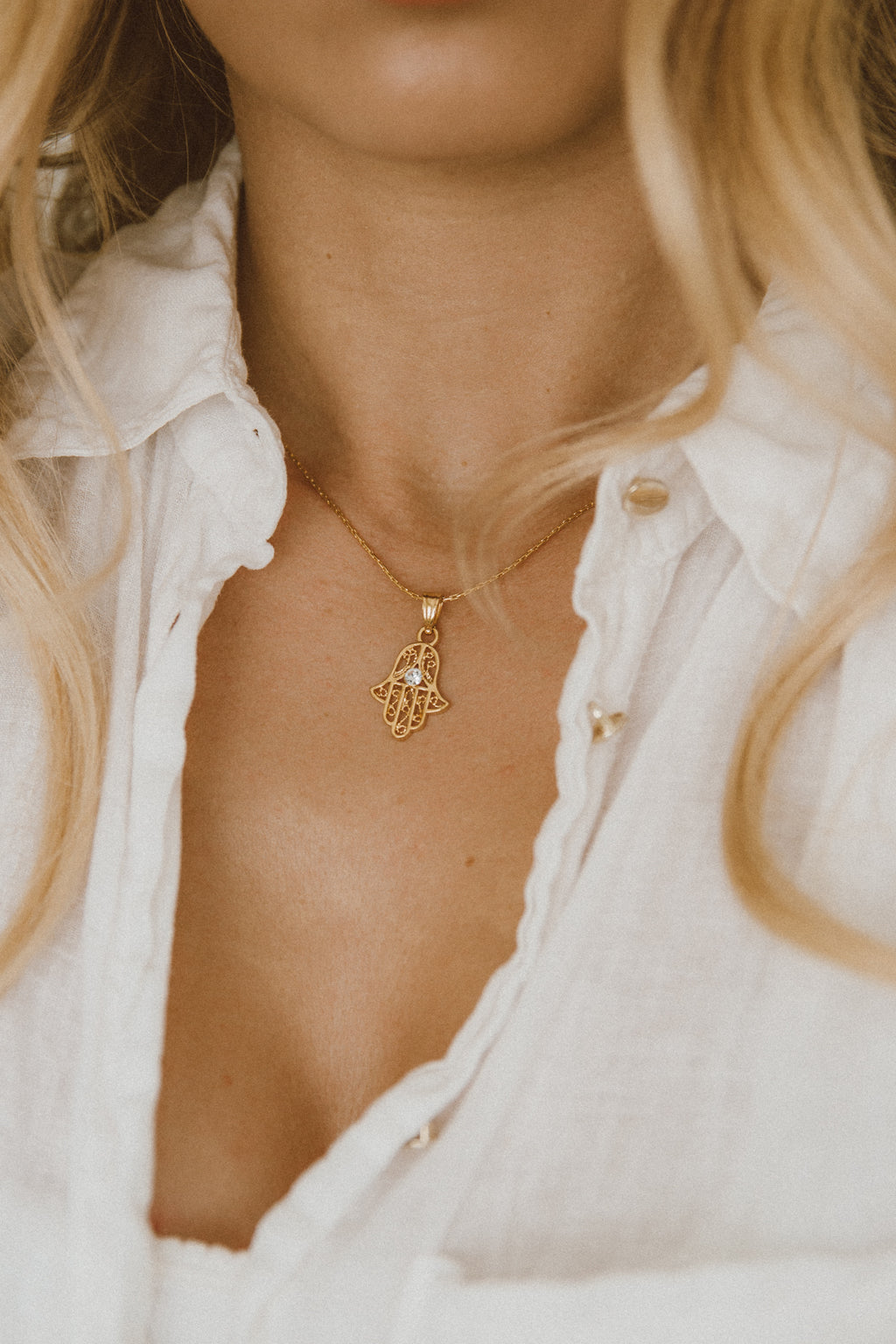 Hamsa Necklace