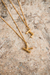 Bamboo Initial Necklace